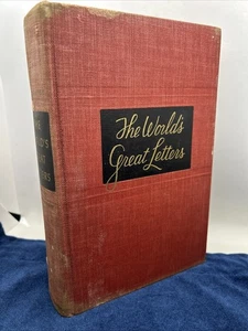 1940 Vintage A Treasury Of The World's Great Letters - M. Lincoln Schuster HC - Picture 1 of 17