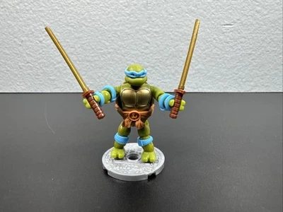 Mega Bloks TMNT RARO Concha Dorada Leonardo Teenage Mutant Ninja Turtles Construx Foto 1 de 4