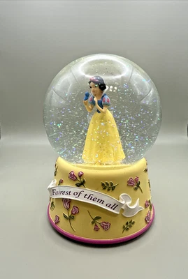 Disney Enesco Blancanieves "Vals de las Flores" Globo de Nieve Cuerda Musical Foto 1 de 4