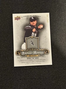 Upper Deck A Piece of History Timeless Moments 2009/149 Mark Buehrle #TM-MB - Imagen 1 de 2