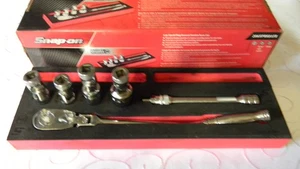 SNAP-ON 3/8" DR 6PC SPARK PLUG GENERAL SERVICE SET WITH PRO-FI FOAM #206SPRK01FR - Picture 1 of 18