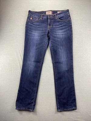 DEAR JOHN Playback Jeans Womens 29 Blue Comfort Straight Dark Wash Mid Rise - Image 1 of 4