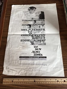 VTG Rare 1957 Advertising Mock Sample Poster The Sun Also Rises Ernest Hemingway - Picture 1 of 11