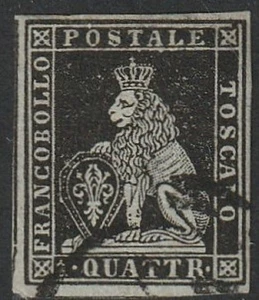 TUSCANY, TOSCANA, SASSONE 1, MI.1y, USED, OUTSTANDING QUALITY, ATTEST RAYBAUDI - Picture 1 of 2