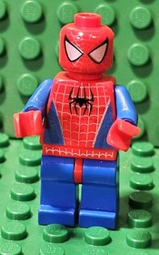 Lego Spider-Man 1 Tobey Maguire Minifigure spd001 Silver Webbing Sets 4851,4852