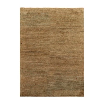 4'4" x 6'1" Hand Knotted Swiss Wash Wool Tibetan Area Rug - Image 1 of 3