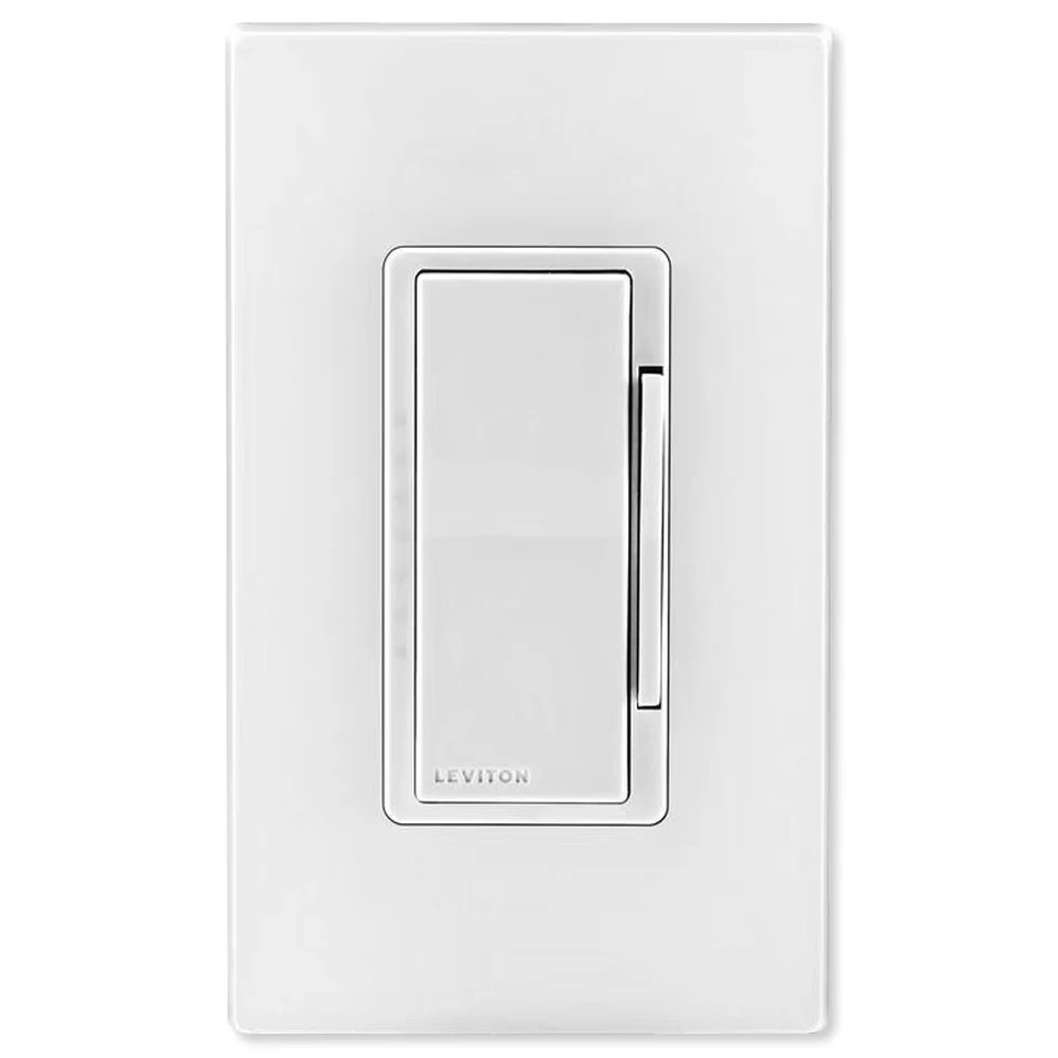 Control remoto de atenuador de doble voltaje digital/inteligente Leviton Decora (DD00R-DLZ) Foto 1 de 2