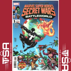 Marvel Super Heroes Secret Wars Battleworld #1 Giuseppe Camuncoli Cubierta 2023 - Imagen 1 de 3