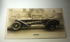 LANCIA LAMBDA   -  Wills New Zealand Real Photo Cigarette Card Issued 1926