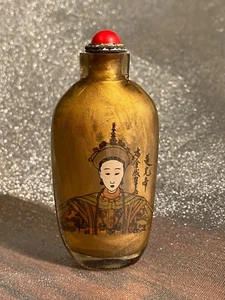 RARE Young Chinese Queen ~1930 Snuff Bottle, by Yan Zhong Sun acclaimed artisan - Picture 1 of 8