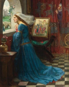 FAIR ROSMUND Art Print John William Waterhouse Renaissance Beautiful Woman - Picture 1 of 6