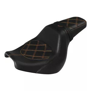 Driver Passenger Pillion Seat Fit For Harley Fat Bob FXFBS 2018-up Repl 52000322 - Foto 1 di 10