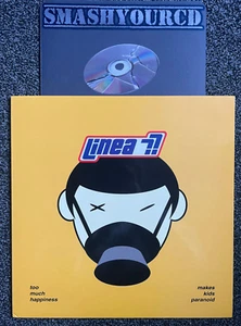 LINEA 77 - TOO MUCH HAPPINESS MAKES KIDS PARANOID(BLACK VINYL/ONE MINUTE SILENCE - Picture 1 of 3