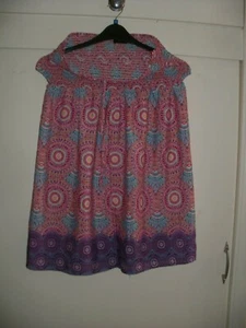 LADIES ATMOSPHERE SIZE L -MULTICOLOURED FLORAL,HIGH WAIST OR TOP - Picture 1 of 7