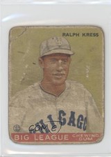 1933 Goudey Big League Chewing Gum R319 Ralph Kress #33 Rookie RC