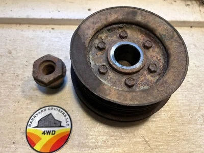Toyota Land Cruiser 3fe FJ62 3 Groove Engine Crank Pulley - Image 1 of 4