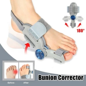 Bunion Corrector Adjustable Hallux Valgu Big Toe Brace Rotatable Straightener UK - Picture 1 of 18