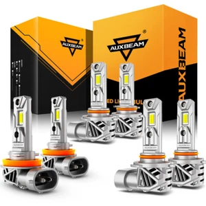 AUXBEAM Canbus LED Headlight Hi/Lo Fog Light 6500K For Ford Expedition 2018-2025 - Picture 1 of 17