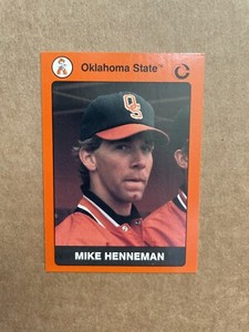 1991 Collegiate Collection Oklahoma State University Cowboys Mike Henneman #92