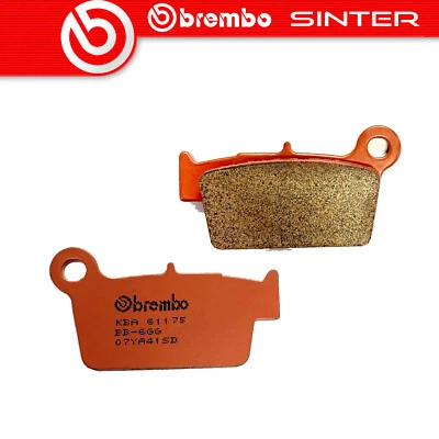 Pastiglie Brembo Sinter Posteriori HONDA HM ITALIA CRM 125 2T Derapage 2011>2012 - Immagine 1 di 4