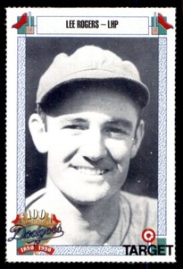 1990 TARGET DODGERS #684 LEE ROGERS BROOKLYN DODGERS