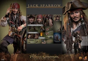 Hot Toys DX37 1/6 Pirates of the Caribbean Jack Sparrow Action Figure Model Toy - Picture 1 of 17