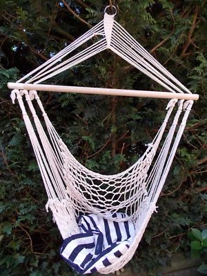 Hängesessel Hängematte  mit Kissen - Bild 1 von 4