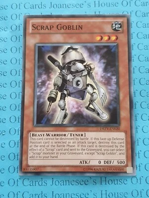 DREV-EN020 Scrap Goblin Yu-Gi-Oh Card (Unl) New - Image 1 of 3