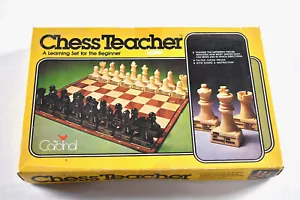 CHESS TEACHER by CARDINAL 1979 LEARNING BEGINNER Vintage Game - Picture 1 of 12