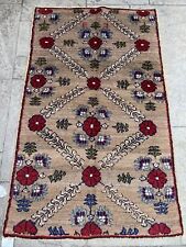 Turkish Anatolian Rug Excellent Condition High Pile Semi-antique 2’11X4’9￼