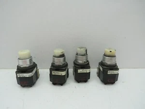 Allen Bradley 800T-PT16 Illuminated Push Button Ser T 120V WHITE NO/NC  Lot of 4 - Picture 1 of 8