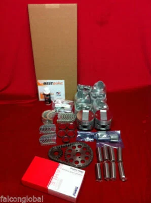 Kit de motor para Mercury 255 125HP V8 con pistones + anillos + bomba de aceite + temporización + juntas + puentes Foto 1 de 4