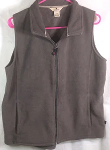 Woolrich Women's Full Zip 18011 HICKORY COLOR  SIZE LARGE 100% POLYESTER VEST - Picture 1 of 11