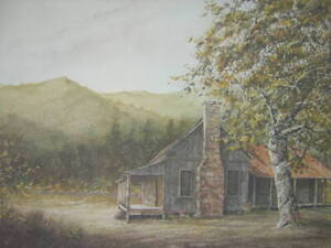 Larry Dodson Laurel Ridge North Carolina Mountain Cabin Art Print