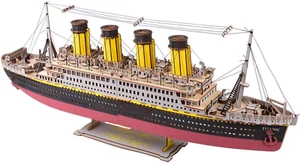 Large Size Titanic Model 3D Wooden Puzzles Cruise Ship English Version Collectib - Picture 1 of 6