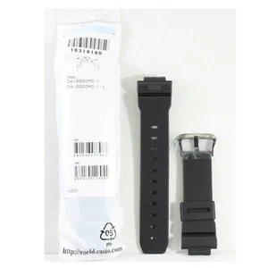 Casio G-Shock Matte Black Genuine Replacement Strap 10318180 to suit DW-6900MS-1 - Picture 1 of 1