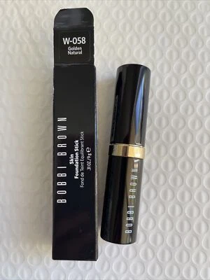 Base en barra Bobbi Brown Skin W-058 Golden Natural 0,31 oz en caja nueva Foto 1 de 3
