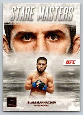 2023 Panini Donruss Stare Masters #4 Islam Makhachev - Image 1 of 2