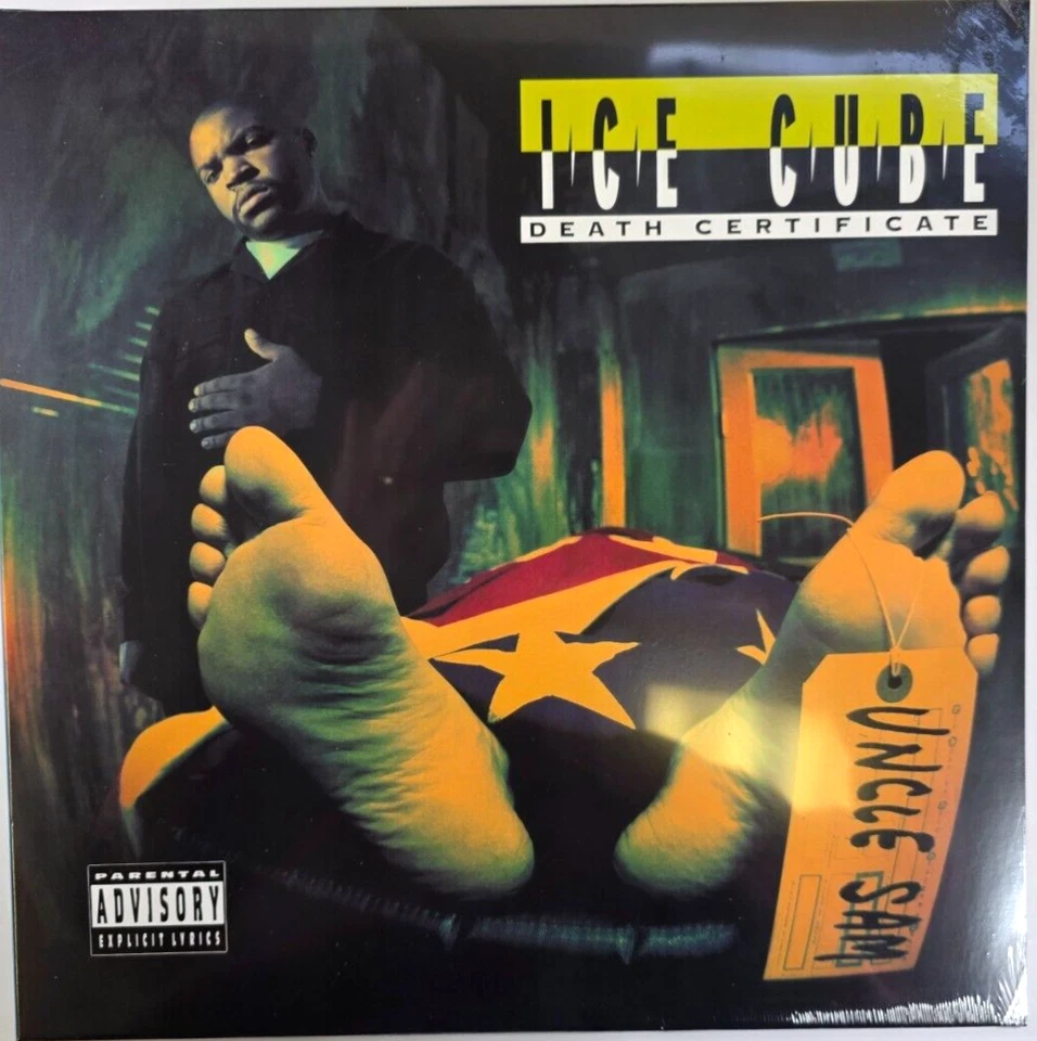 Ice Cube Death Certificate LP Album vinyl record 2015 reissue on Priority 180g - Image 1 of 4