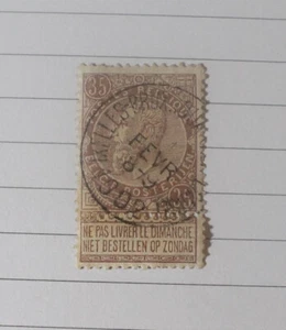 Belgium Scott 69 Used Postage Stamp - Picture 1 of 2