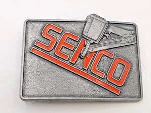 Senco Nailing Gun Fastener Belt Buckle Tool Made In USA Vintage 3" x 2" Mint - Picture 1 of 9