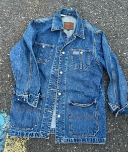 Vintage 90s Polo Ralph Lauren Jean Chore Trucker Jacket Coat Shirt Size small - Picture 1 of 8