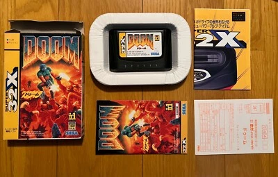 Doom Sega Mega Drive 32X Japan id Registration Card 1994 A - Image 1 of 2