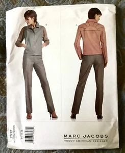 Vogue American Designer Marc Jacobs 2517 Pattern - Jacket Pants Sz 14-18 L UNCUT - Picture 1 of 2