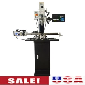 R8 110V Precision Drill Press Bench Metal Drilling And Milling Machine RCOG-25V - Picture 1 of 24