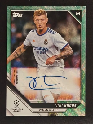 2021-22 Topps UEFA Champion League JADE EDITION Toni Kroos Auto Autograph 78/150 - Image 1 of 4