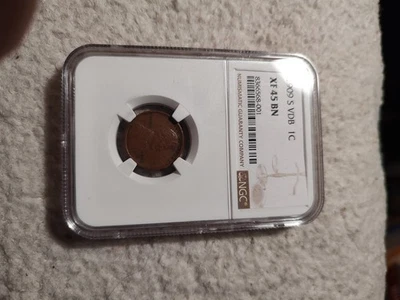 1909-S VDB Lincoln Wheat Cent. NGC Certified XF-45 - Image 1 of 2