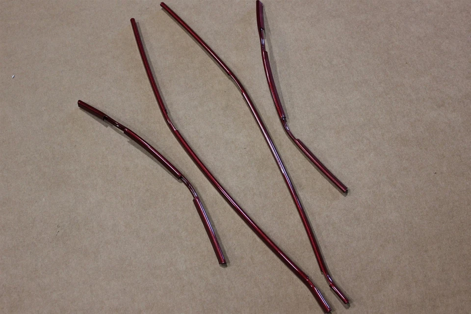 Kit de protectores de borde de puerta Mazda Tribute 2003 00008MG0301 rojo fuego metálico OEM Foto 1 de 4