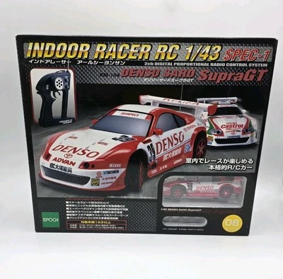 Epoch Indoor Racer RC 1/43 Spec-1 Denso Sard Supra Gt Japanese Import US Seller  - Image 1 of 4
