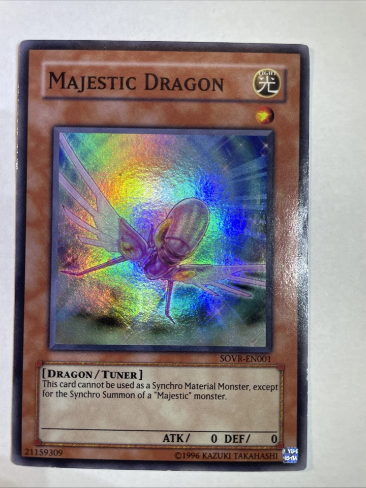 Yugioh Majestic Dragon Unlimited Edition Super Rare SOVR-EN001 - Image 1 of 4
